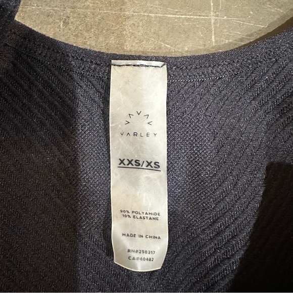 NWOT - Varley Black Sports Bra - Black - XXS / XS - Picture 7 of 8